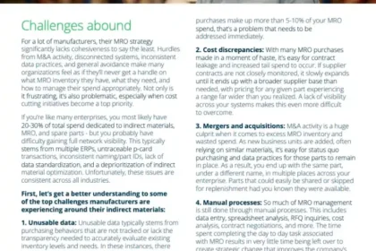 4 Ways to Optimize MRO Without a Data Cleanse