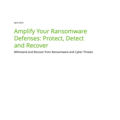 Amplify Your Ransomware Defenses: Protect, Detect and Recover