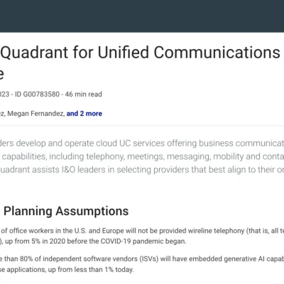 Zoom: A Leader in the 2023 Gartner®Magic Quadrant™ for UCaaS