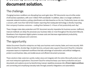 Improve business efficiency with a secure, unified, and intelligent document solution.