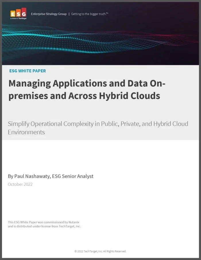 Managing Applications and Data On-premises and Across Hybrid Clouds