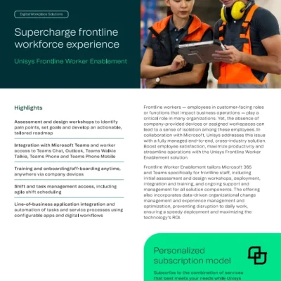 Streamline and supercharge your frontline worker experience