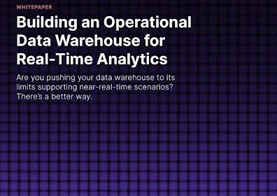 Building an Operational Data Warehouse for Real-time Analytics