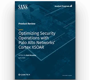 SOARing above the rest: SANS reviews Cortex