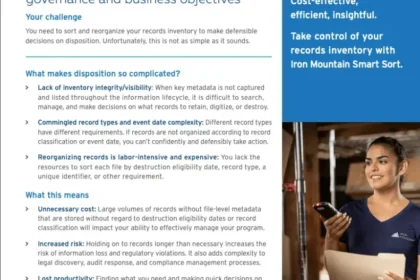 Take control of your records inventory and achieve your IG and business objectives