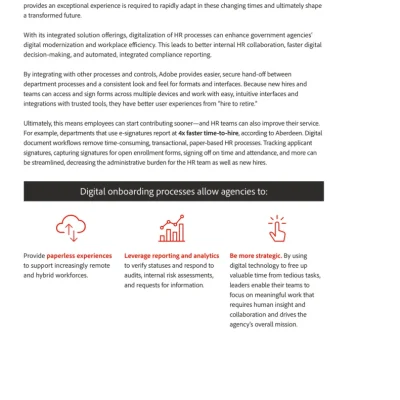 Building a modern, optimized agency onboarding process