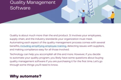The First-Time Buyer’s Guide to Quality Management Software