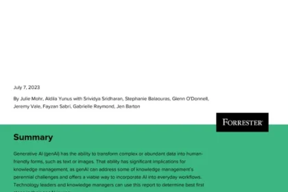 Generative AI: What it means for knowledge management