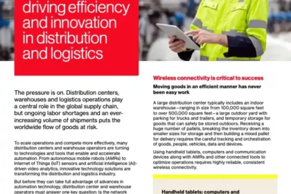 Does your distribution center have the right network connectivity to support your technology?