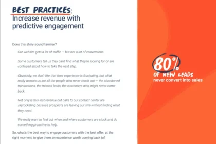 INCREASE REVENUE WITH PREDICTIVE ENGAGEMENT