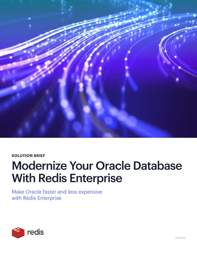 Modernize Your Oracle Database With Redis Enterprise