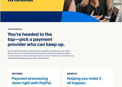 Payment processing done right: Open the door to opportunity before it even knocks.