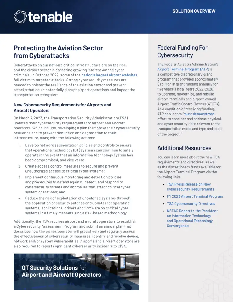 Protecting The Aviation Sector From Cyberattacks