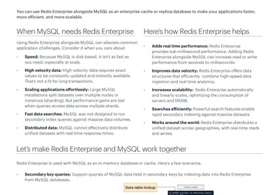 Quick Guide: Redis Enterprise and MySQL