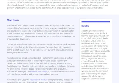 Redis Enterprise on AWS serves as Swiss Army knife for fast-growing platform’s data layer needs