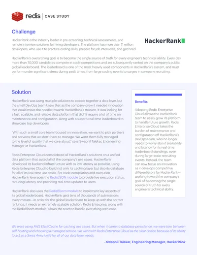 Redis Enterprise on AWS serves as Swiss Army knife for fast-growing platform’s data layer needs
