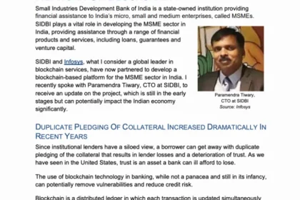 SIDBI’s Path to Blockchain Success