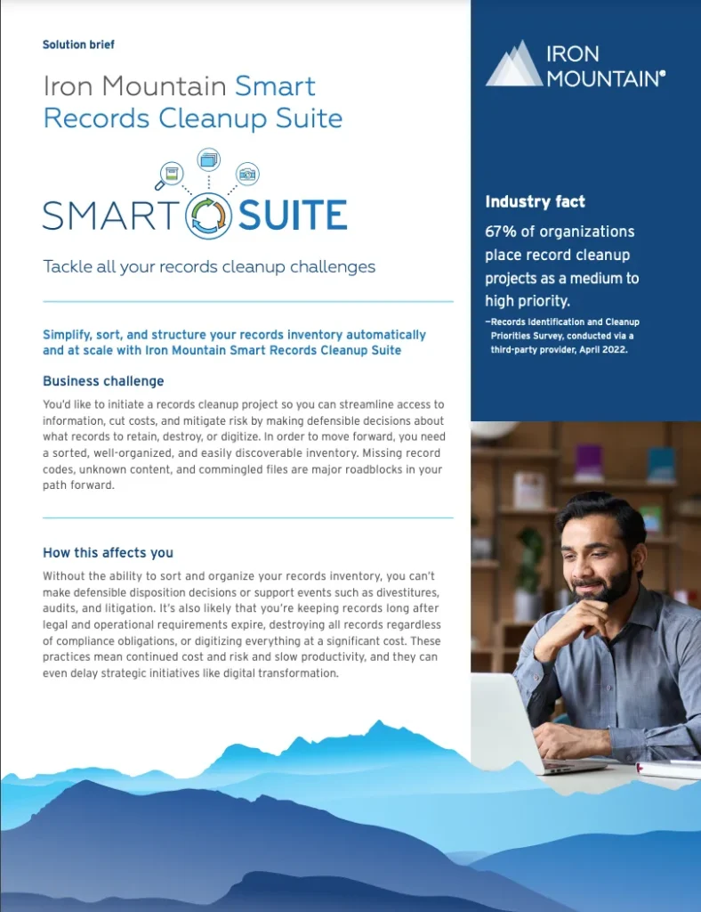 Now is the time to tackle all your records cleanup challenges