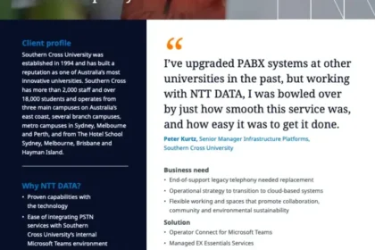 Southern Cross University Achieves Cost, Flexibility and Sustainability Goals with Migration to MS Teams Telephony