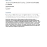 Advancing Data Protection Maturity: Considerations for 2023 and Beyond