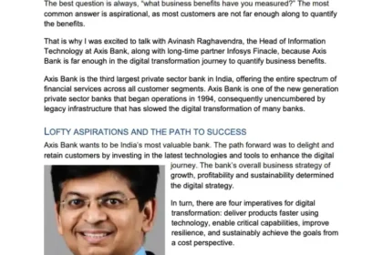 Banking journey atop digital path
