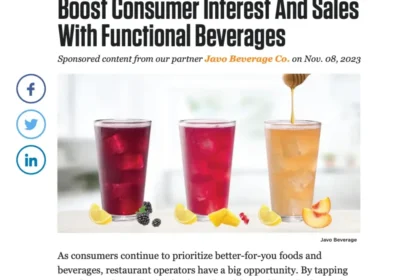 Boost Consumer Interest And Sales With Functional Beverages