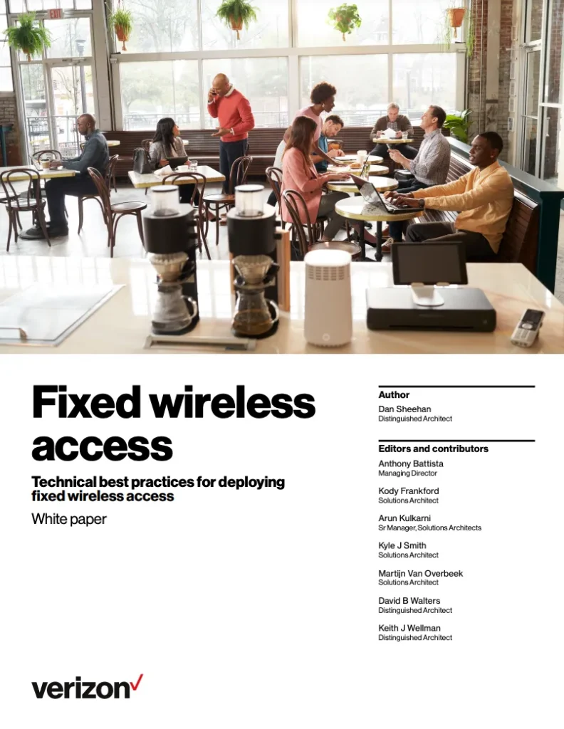 White Paper: Technical best practices for deploying fixed wireless access