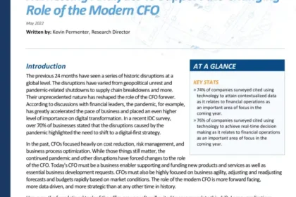 Harnessing Analytics to Support the Changing Role of the Modern CFO