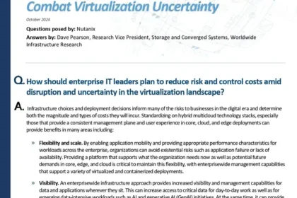 Infrastructure Platform Choices Can Help Combat Virtualization Uncertainty
