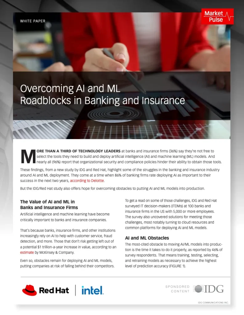 Overcoming AI and ML roadblocks in banking and insurance