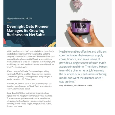 Overnight Oats Pioneer Manages Its Growing Business on NetSuite