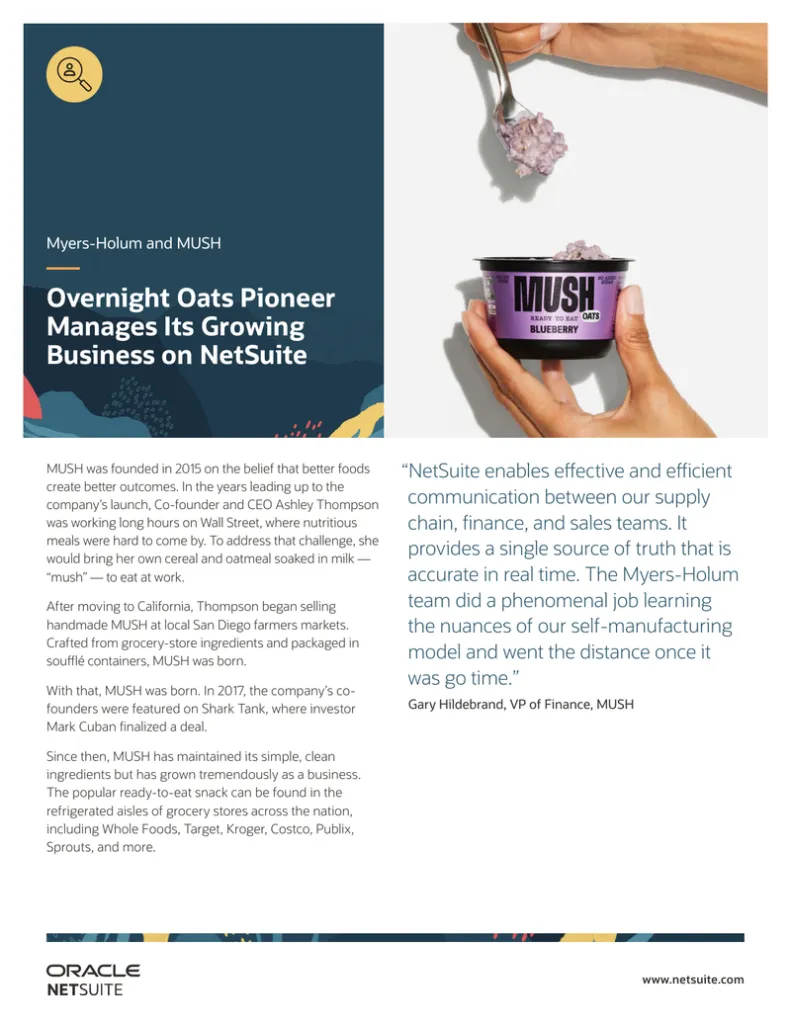 Overnight Oats Pioneer Manages Its Growing Business on NetSuite
