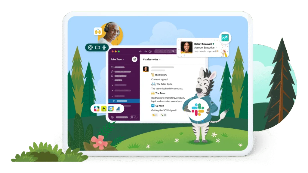 Accelerate your sales successes with Slack.