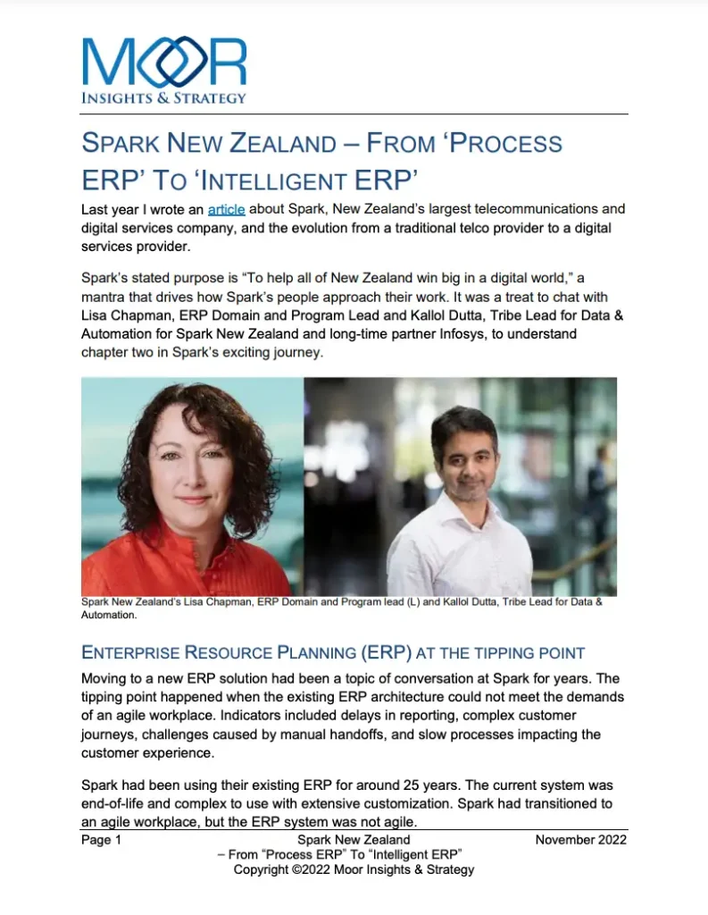 Making an intelligent move into the future