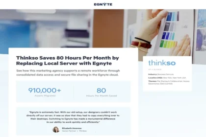 Thinkso Saves 80 Hours Per Month by Replacing Local Server with Egnyte
