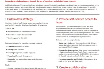 Top 5 considerations for your AI/ML platform