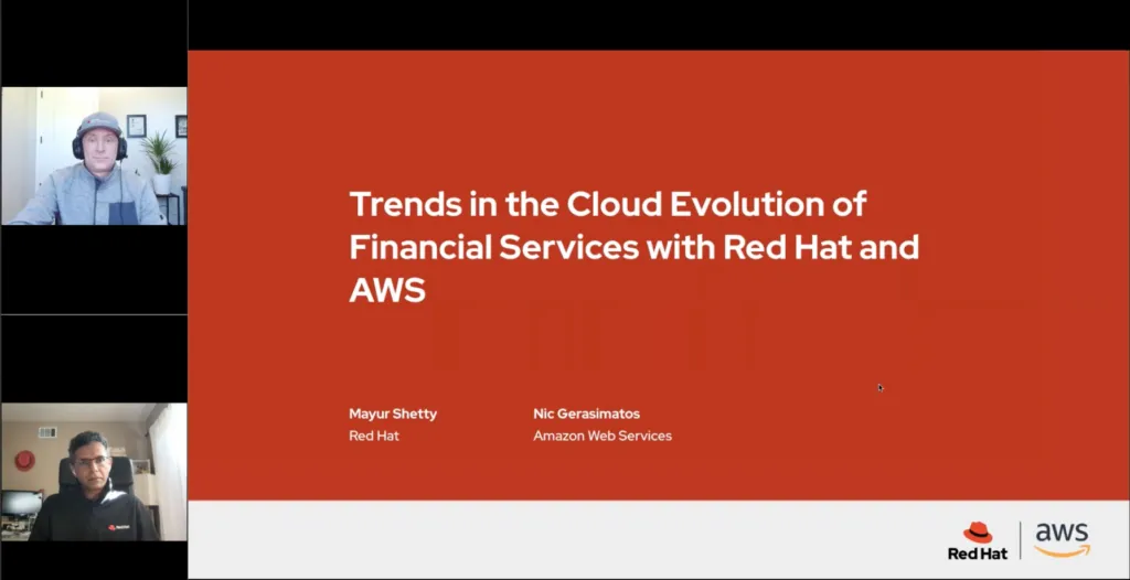 AWS and Red Hat — Raising the Bar for Financial Services and Insurance Providers