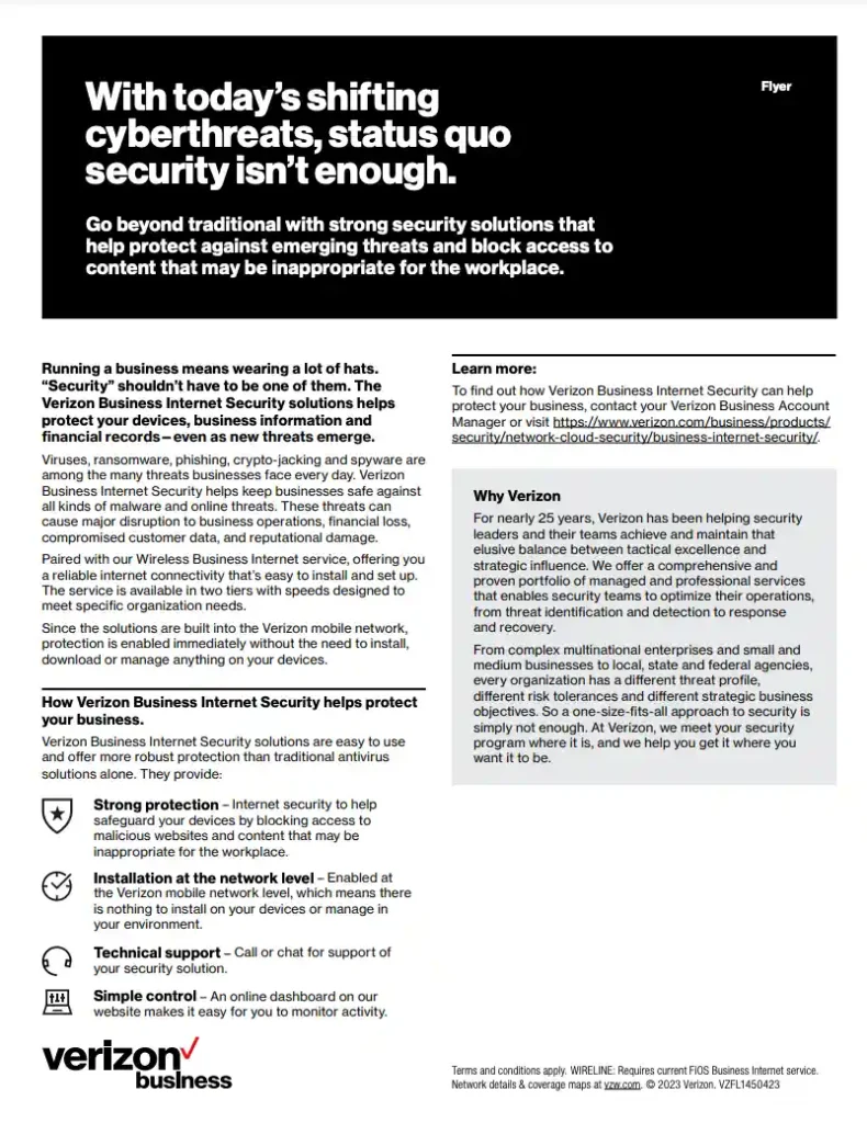 With today’s shifting cyberthreats, status quo security isn’t enough.