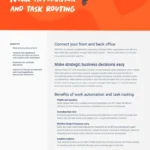 WORK AUTOMATION AND TASKROUTING