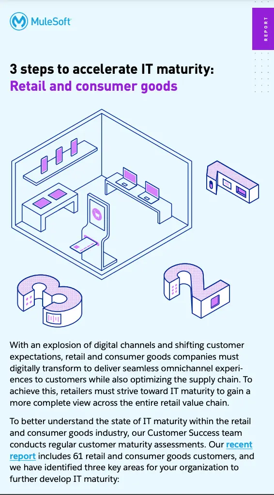 3 steps to accelerate IT maturity in retail and consumer goods