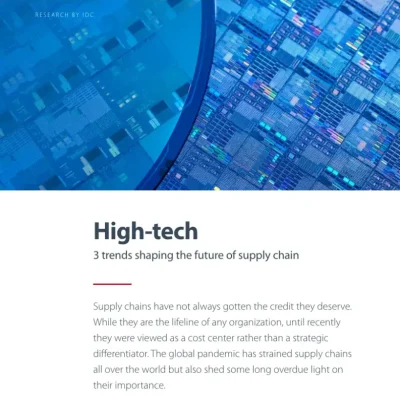 High-tech: 3 trends shaping the future of supply chain