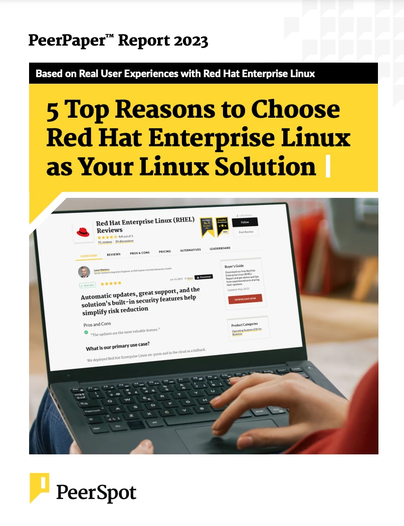 5 Top Reasons to Choose Red Hat Enterprise Linux as Your Linux Solution
