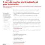 5 ways to monitor and troubleshoot your automation