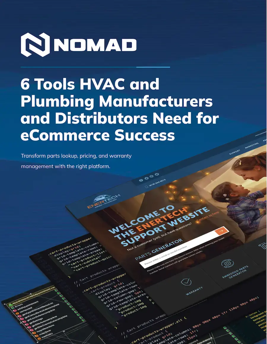 6 Tools HVAC and Plumbing Manufacturers and Distributors Need for eCommerce Success