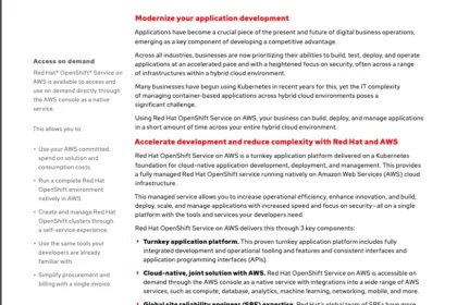 Accelerate application development