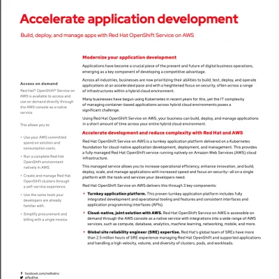 Accelerate application development
