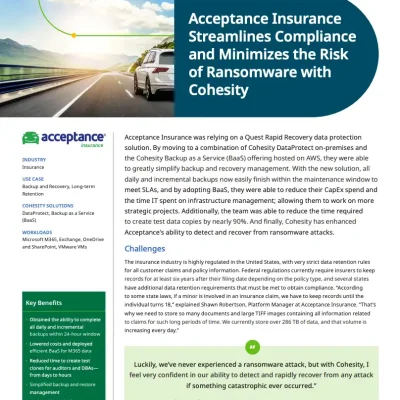 Why Acceptance Insurance is Confident in Ability to Detect and Rapidly Recover from Any Attack