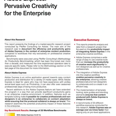 Adobe Express: Pervasive Creativity for the Enterprise