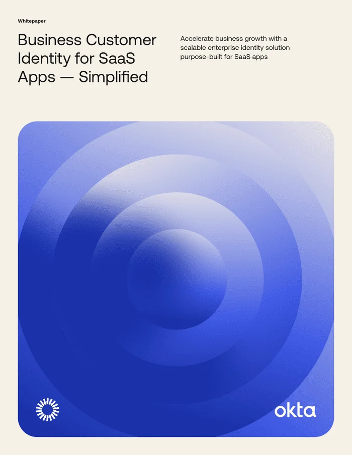 Business Customer Identity for SaaS Apps — Simplified