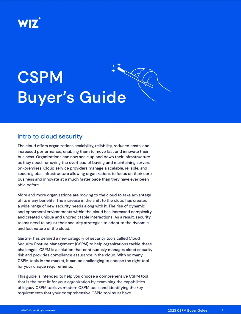 CSPM Buyers Guide